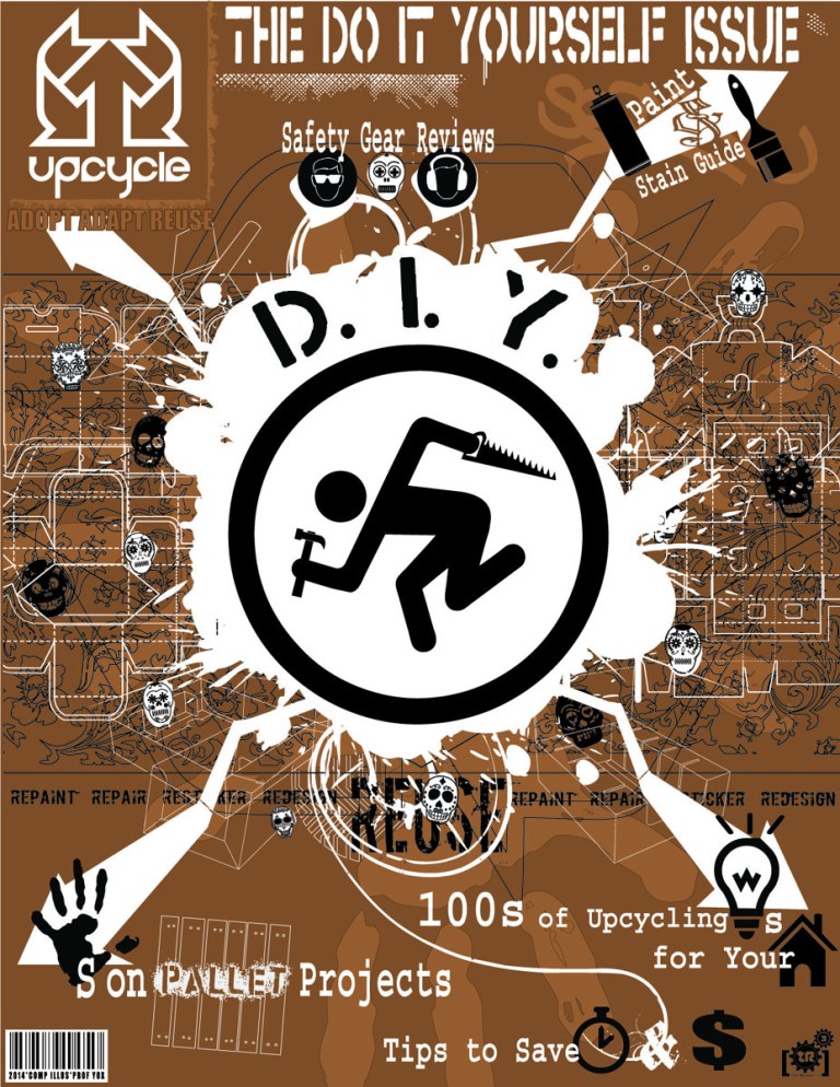 school project: logo creation and cover design